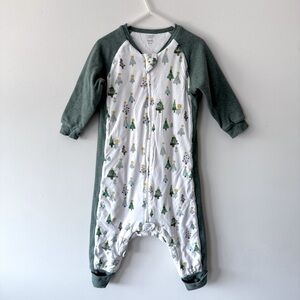 Nest Designs Bamboo Long Sleeve Footed Sleep Bag Twinkle Trees